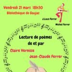 Le printemps des poètes.